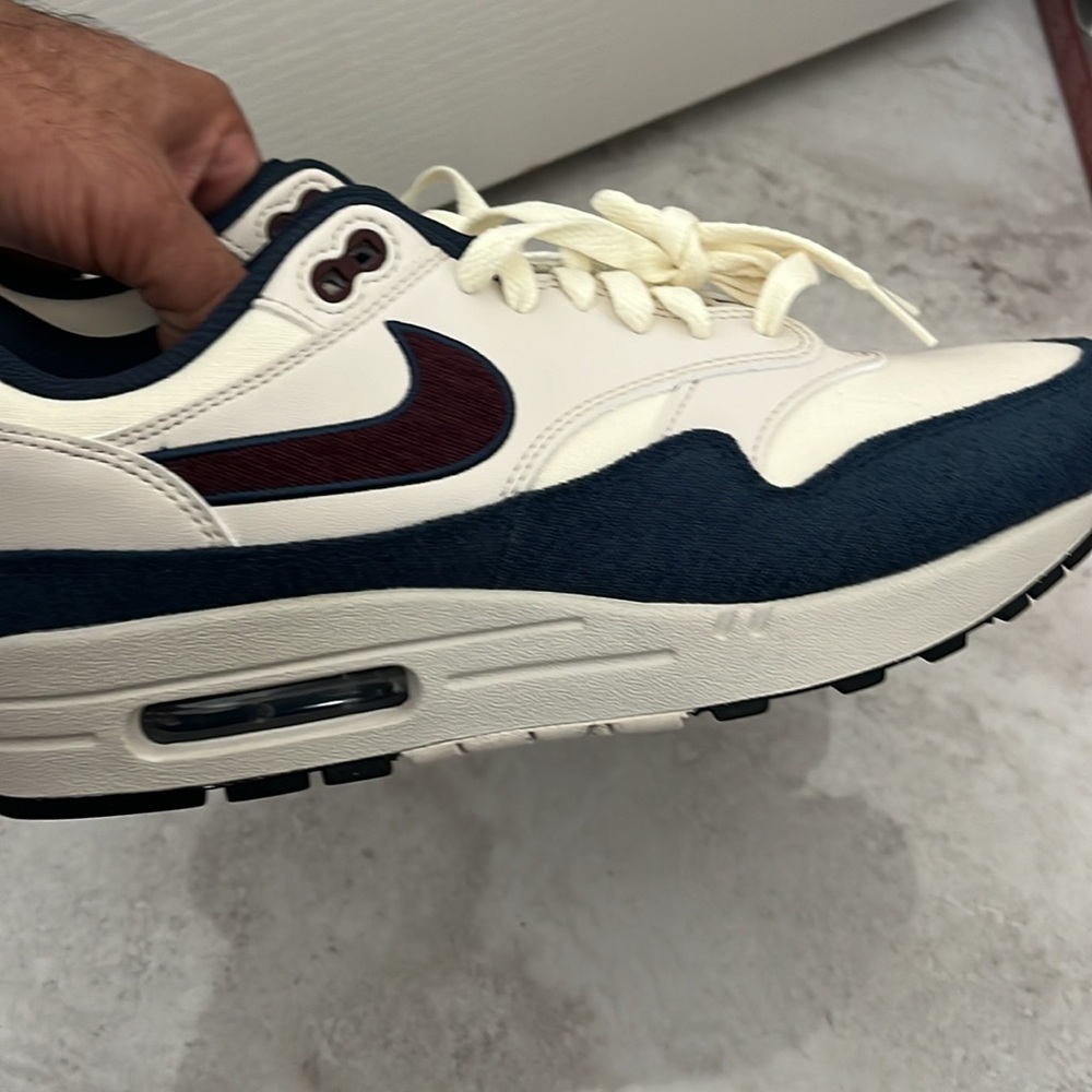 Nike Air Max 1 coconut milk blue obsidian fn6952-103 new - Picture 8 of 10